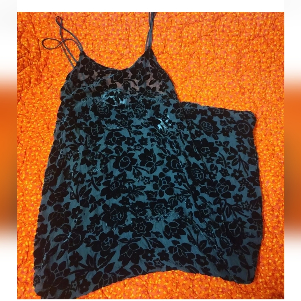 Vintage burnt out dress Neiman M